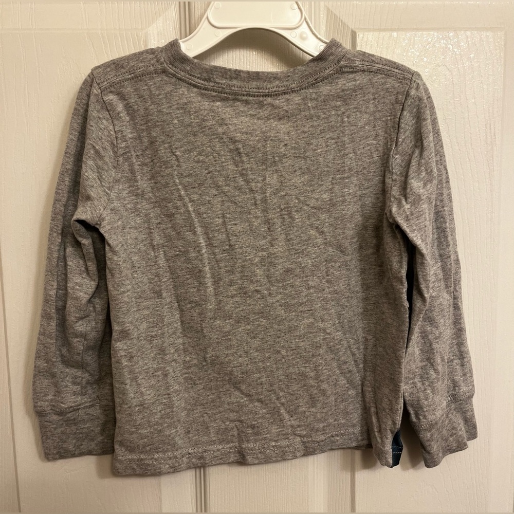 Carhartt Youth size 2T Grey Tool Belt Long Sleeve Shirt - Picture 4 of 7